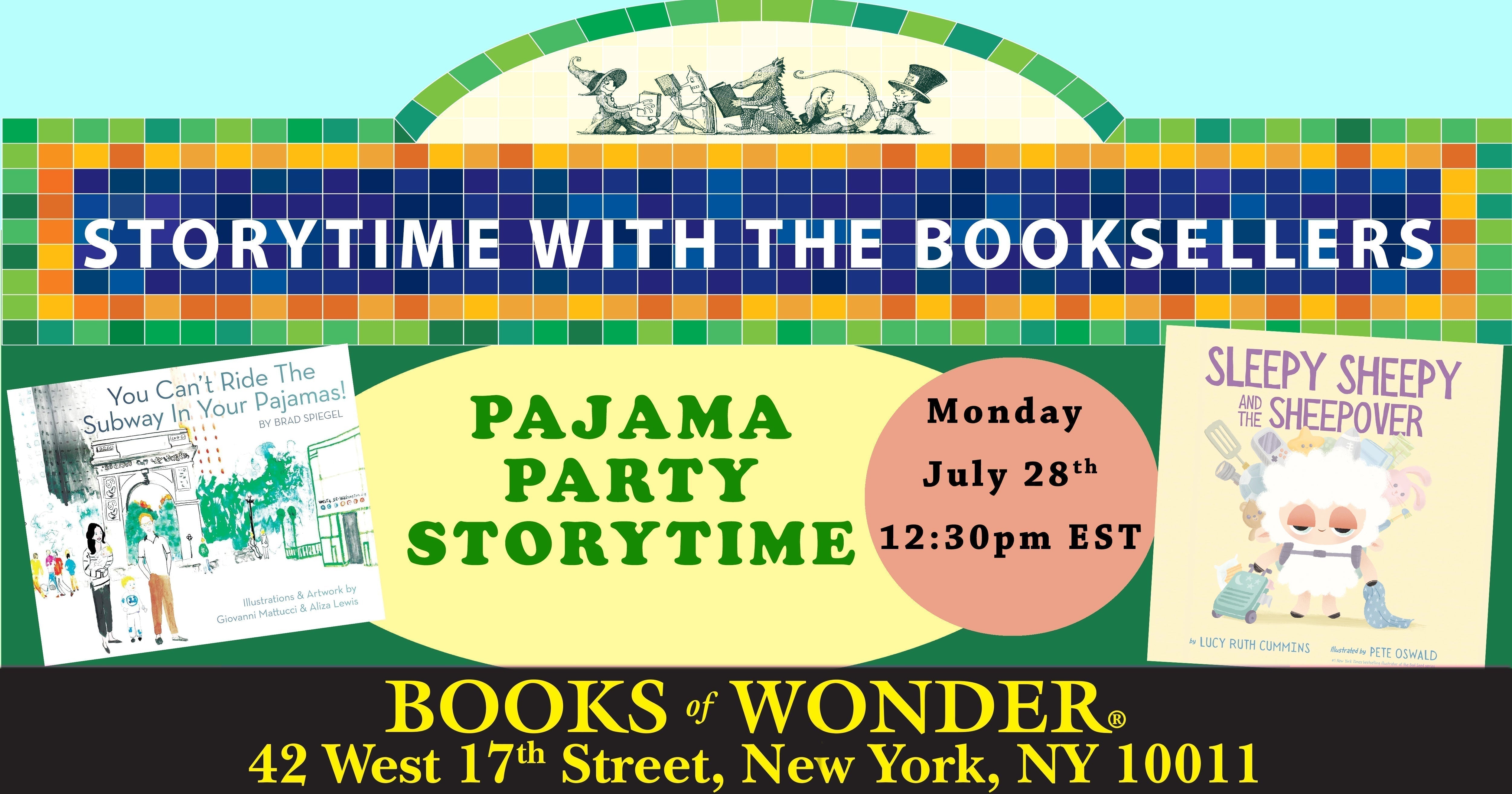 Pajama Party Storytime with the Booksellers